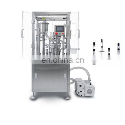 Disposable Glass Prefilled With Needle Automatic Injection Syringe Filling And Capping Machine