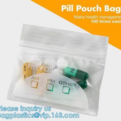 Small Pill Pouch Medical Pill Bags k Bags Virgin Pill Zipper Bags, Medical Use k / Zipper Pharmacy Bags, Pac
