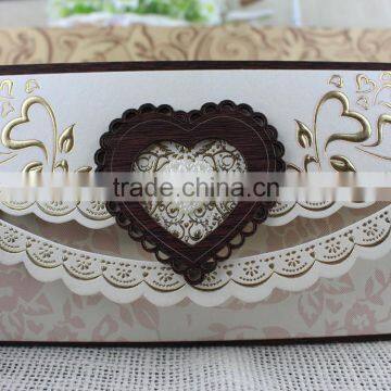 Latest Wholesale Laser Cutting Wooden Wedding Invitation Card