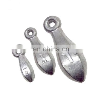 Custom All Weight and Shapes Mould Eco Friendly Hot Galvanized Forged Steel Fishing Sinkers