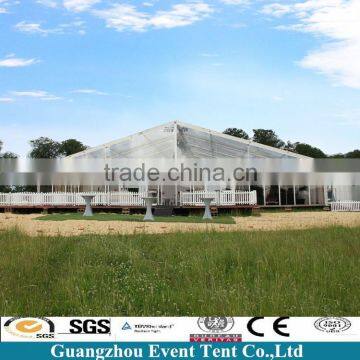 20m wide luxury transparent tent outdoor, waterproof marquee tent canopy