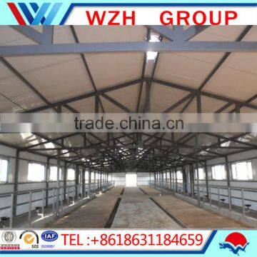 Prefabricated Steel Frame House , Steel Structure Building Warehouse