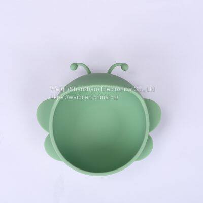 Cute Bee Silicone Suction Bowl for Baby photo-3