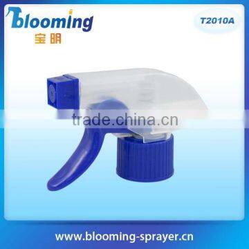 Transparent customize glass cleanser plastic trigger sprayer