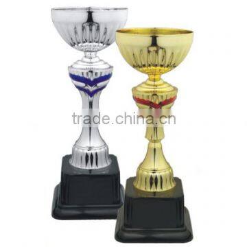 Metal trophies made in China metal award trophy silver metal trophy