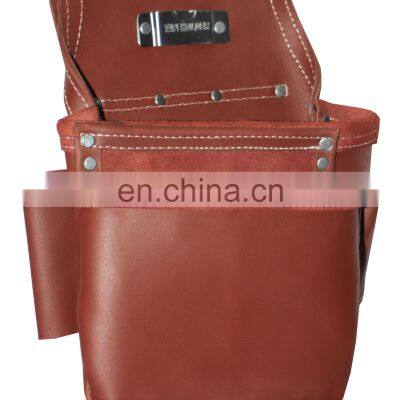 Customized Premium Carpenter Tool Belt Combo Tool Pouch Carpenter Rig Holder Work Organizer Leather Tool Belt photo-4