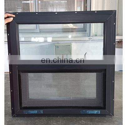 Black tilt window janelas pvc fenster all weather glass windows double hung window with molding WEIKA