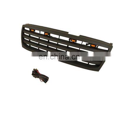 Off Road Auto Parts Other Exterior Accessories Front Grill Car Grille With Led Lights Fit For LandCrusier LC100 1998-2006 photo-2