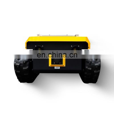 Customized yellow color multi-functional platform TinS-13 electric tracked robot chassis other industrial robots