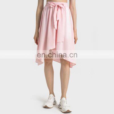 Quick Dry Clothing One Piece Skirt Custom High Waist Premium Anti-blowing Water-cooled Pleated Sport Skirt Women Sportswear photo-4