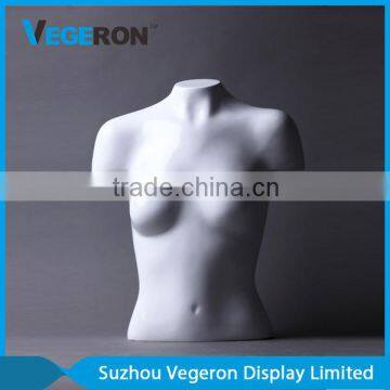 window display half body female torso mannequin