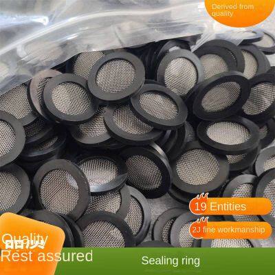 water meter filter screen piece dn20 rubber filter screen piece 1 inch sealing tape filter screen washer 304 filter screen