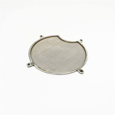 Customized Shape 304 Stainless Steel Woven Wire Mesh Filter Disc For Dust Filtration