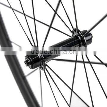 38mm Clincher Light Wheelset Black Powerway R13 Hub 700c Road Bicycle Carbon Wheel 38mm Clincher 23mm Width Racing Cycle Wheels photo-4