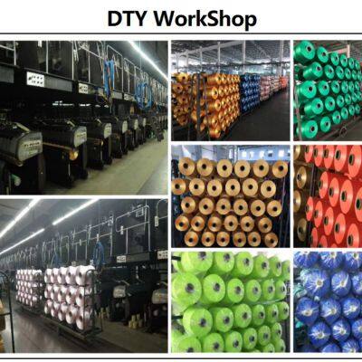 FR Dope Dyed Polyester Yarn DTY FDY Filament Yarn for Cable, Garment Fabric