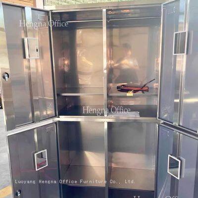 4-Door Stainless Steel Employee Locker for Factories – Secure Personal Storage for Industrial Workplaces Supplier photo-1