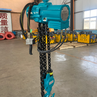 Large tonnage suspended pneumatic hoist specially designed for explosion-proof in mining environments, safe and reliable