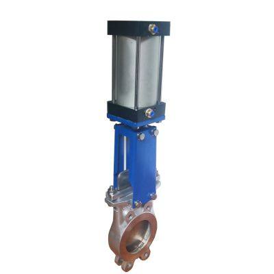 DN500 Soft Seal Resilient Seat CI DI GGG50 Ductile Iron Pn10/16 Wafer Type Knife Gate Valve With Hand Wheel photo-3