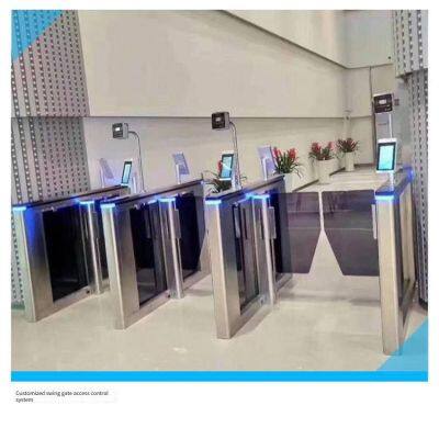 Pedestrian Passage Swing Gate for Personnel Access Management in Office Buildings - Dynamic Face Recognition System photo-2