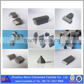 Construction tool parts custom tungsten carbide tips for forestry mulcher tooth with long service life from Zhuzhou Kerui