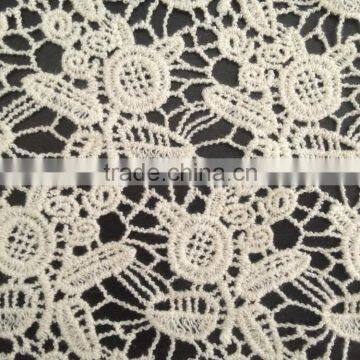 2016 Lace Accessory Pattern Design 100% Cotton Full Lace Lace Fabric for Garment photo-3