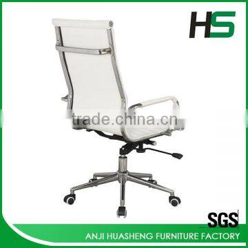 Cheap High Quality Modern Cream PU Leather Swivel Chair photo-4