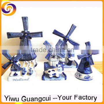 Holland Netherlands windmill ceramic decoration