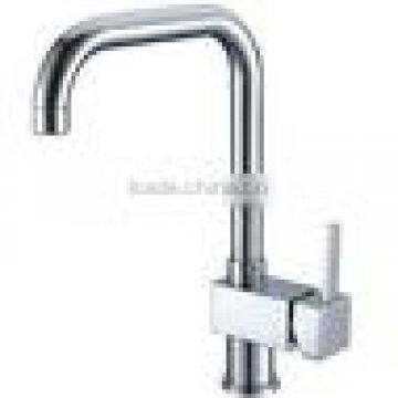 single handle chrom plated kitchen faucets