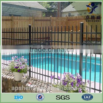 Stronger and beautiful black metal fence (doreen@jswfence.com)