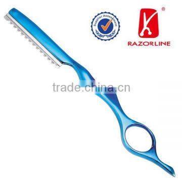 H2 Mirror polish zinc alloy straight hair razor for barber