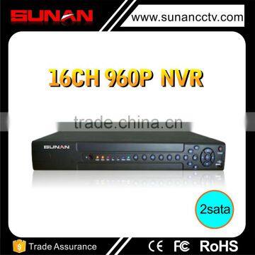 Hot sales 16CH h.264 network nvr with HDMI VGA Output and 2Sata                        
                                                Quality Choice
                                                                    Supplier's Choice