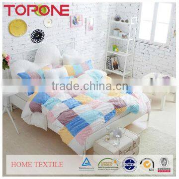 Wholesale cheap cotton patchwork home bed sheets for kids