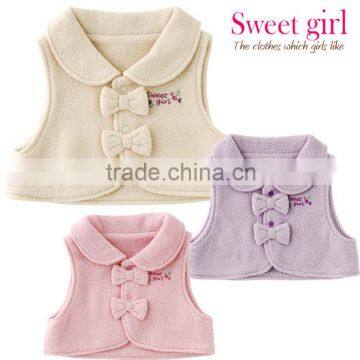 Japanese Wholesale Products High Quality Cute Ribbon Baby Vests Winter Clothes Kids Wear Toddler Clothing Children Infant photo-4