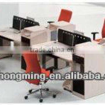 Modern Wooden Partition Workstation For 4 Person PF-004