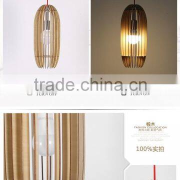 High Quality and Fast Delivery Furniture Light Supplier Basewood Wooden Ceiling Pendant Lamp JK-8005B-18 LED Pendant Light photo-5