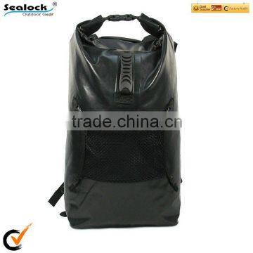 46 Liter black waterproof hiking or camping backpack