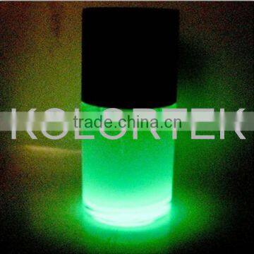 Nail polish colorants, natural non toxic glow in the dark pigment powder