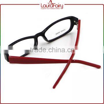 Laura Fairy Most Popular Hand Made Elegant Lady Red Black Acetate Optical Frames photo-4