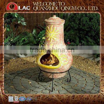 2014 Hot customized size antique Mexican terracotta tandoori clay oven with metal stand