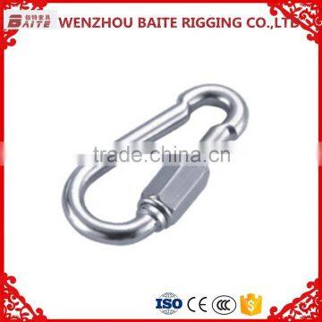 Hot Selling High Quality Carabiner Type Quick Link Steel Electric Galvanized OEM Service China Rigging Hardware