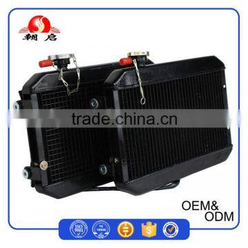 Vehicle Spare Parts Black Brazing All Aluminum Water Cooling Vehicle Radiator With 60W Cooling Fan photo-2
