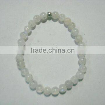 Rainbow moonstone Stretch bracelets