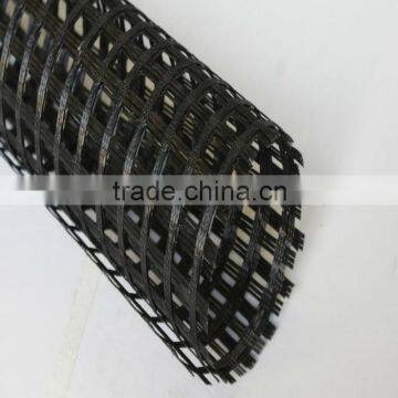 Warp-knitting High Quality Unixial Olyester Geogrid Coated PVC