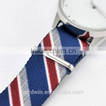 Date Quartz Japan Movement PVD Stainless Steel Case 10ATM Water Resistant Nato Strap photo-3