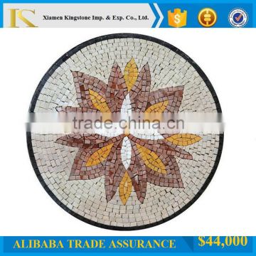 Best Quality waterjet pattern marble medallion on sale