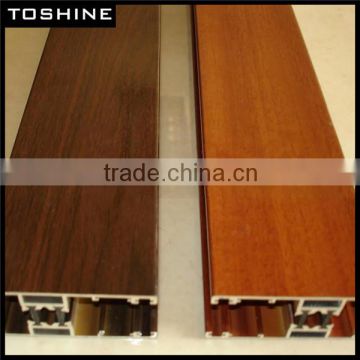 2014 Hot Sale Wood Grain Transfer Cabinet Aluminum Profile