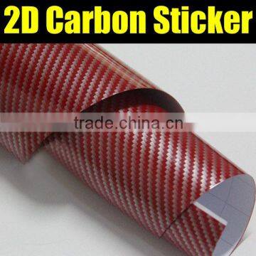 White 2d carbon fiber vinyl wrap 1.52*30m with air free bubbles Black