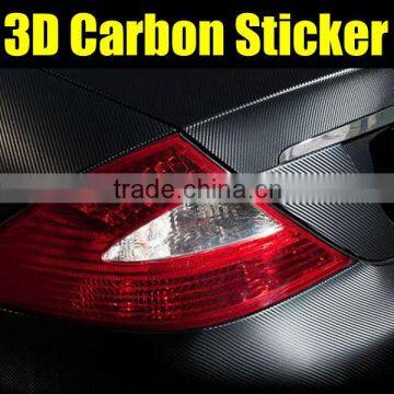 3D Carbon Fiber Foil Wrapping Stickers Carbon Vinyl Film Carbon Sticker