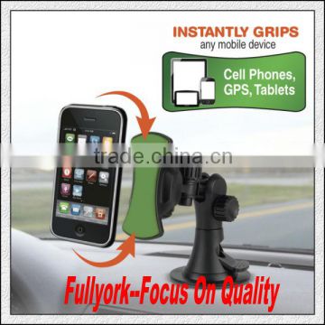 GripGo Sticky Grip Car Phone Mount As Seen On TV Sticky Grip Go Hands Free Cell Phone Holder