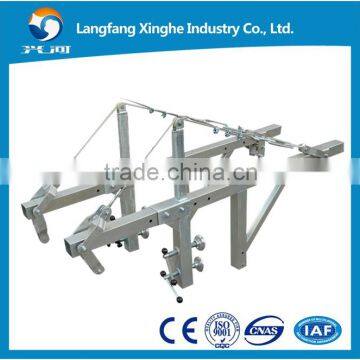 Aluminum / Hot Galvanized Elevation Platform for Construction / Building Cleaning Lift Gondola / New Wire Rope Cradle photo-5